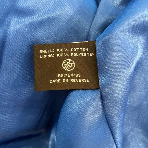 Sean John Blue Plaid Bomber Jacket Mens Size Medium - Picture 10 of 13